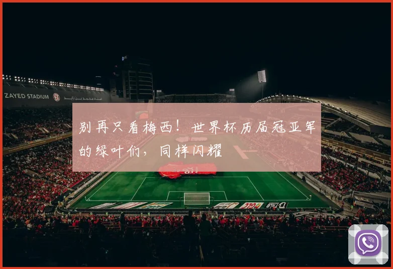 别再只看梅西！世界杯历届冠亚军的绿叶们，同样闪耀